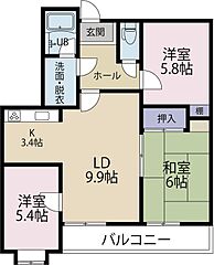 物件の間取り