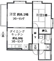 神奈川県川崎市中原区小杉陣屋町2丁目（賃貸アパート2DK・2階・45.95㎡） その2