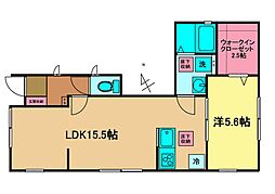 仮)練馬4丁目アパート 1LDKの間取図画像