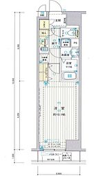 メインステージ浅草橋駅前 1Kの間取図画像