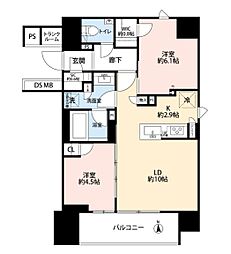 グレーシア千代田秋葉原 3LDKの間取図画像