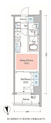 アーバネックス日本橋馬喰町 1DKの間取図画像