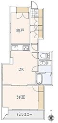 パイオニアINN. 1SLDKの間取図画像