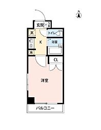 フォレシティ秋葉原 1Kの間取図画像