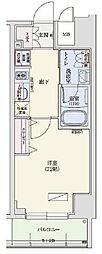 アーバネックス秋葉原EAST 1Kの間取図画像