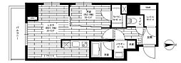 ステージグランデ秋葉原 1LDKの間取図画像