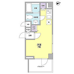 リバーレ秋葉原 ワンルームの間取図画像