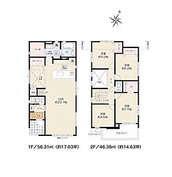 袖ケ浦市袖ケ浦駅前7期　新築戸建2号棟