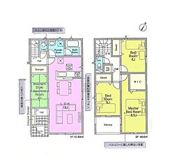 袖ケ浦市蔵波台第9　新築戸建2号棟