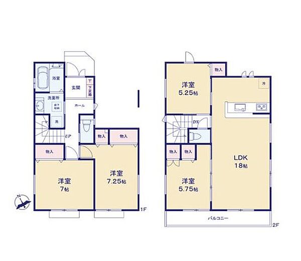 間取りを拡大表示