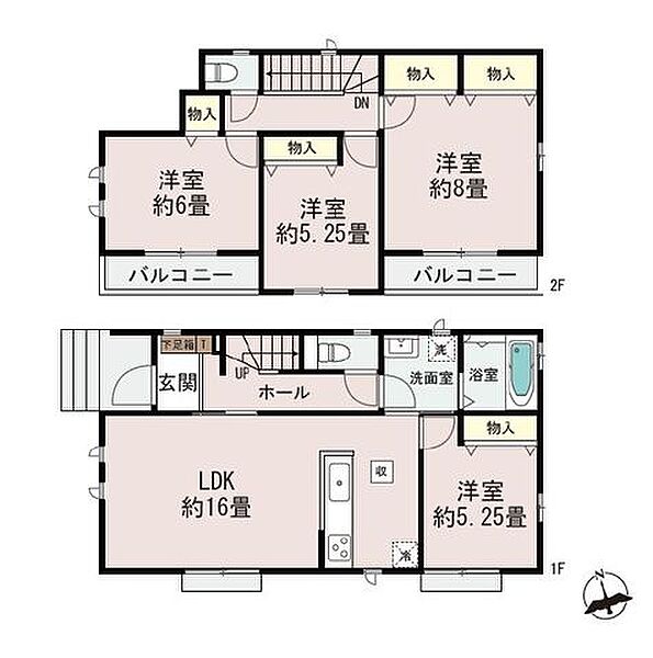 間取りを拡大表示