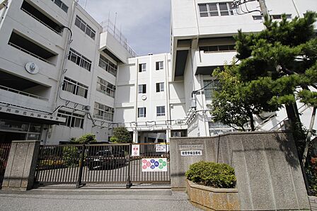 市立大洲中学校まで(450m)