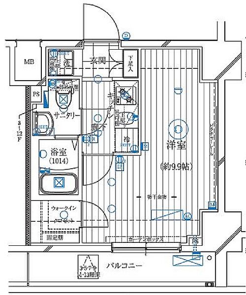 レガリス亀戸（REGALIZ亀戸） 805｜東京都江東区亀戸７丁目(賃貸マンション1K・8階・25.68㎡)の写真 その2