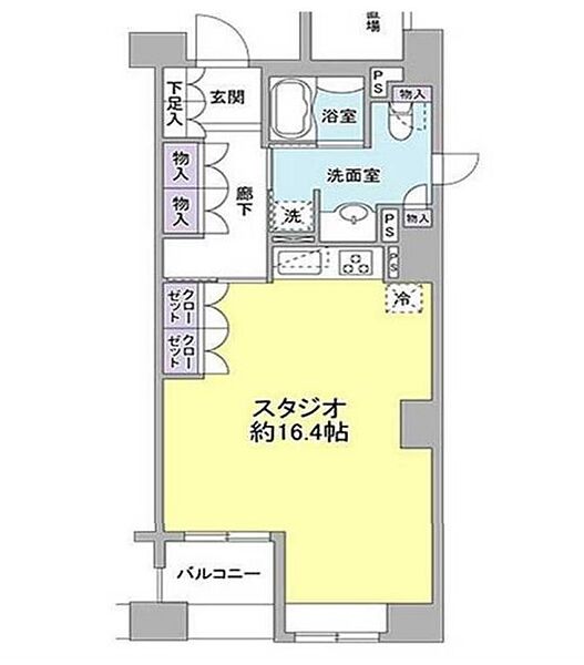 パークフラッツ銀座イースト 601｜東京都中央区湊３丁目(賃貸マンション1R・6階・46.24㎡)の写真 その2