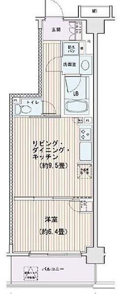 エスティメゾン豊洲レジデンス E629｜東京都江東区豊洲３丁目(賃貸マンション1LDK・6階・40.71㎡)の写真 その2