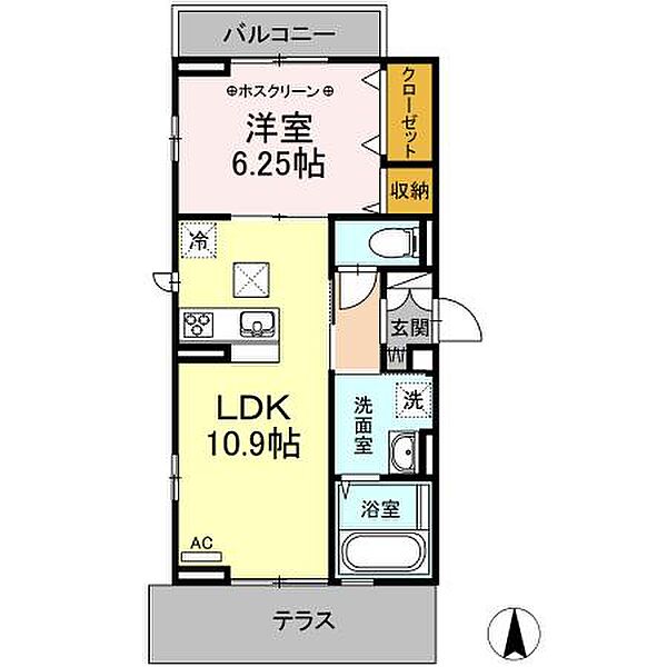 ビバーチェ 103｜東京都江東区亀戸１丁目(賃貸アパート1DK・1階・42.12㎡)の写真 その2