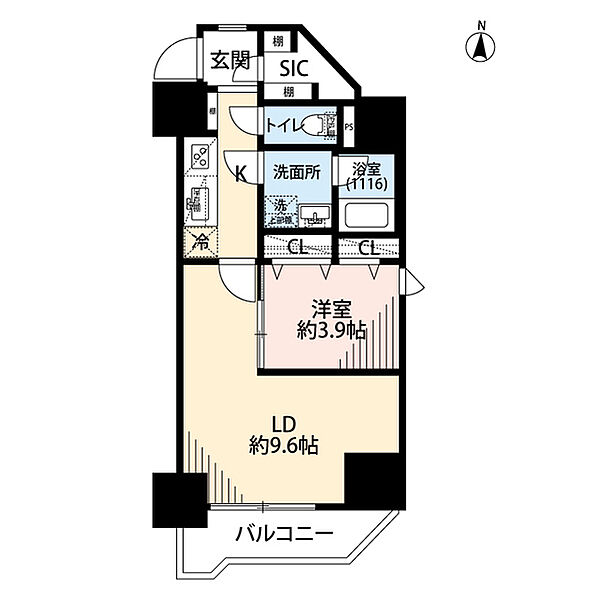 プレール・ドゥーク両国IV 508｜東京都墨田区緑１丁目(賃貸マンション1LDK・5階・40.53㎡)の写真 その2