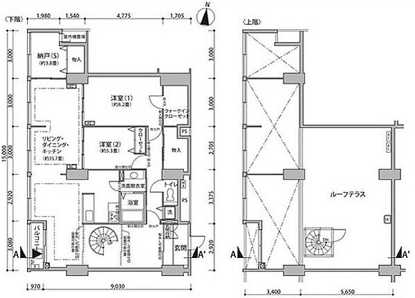 東雲キャナルコートCODAN12号棟 1401｜東京都江東区東雲１丁目(賃貸マンション2LDK・14階・125.68㎡)の写真 その2