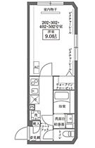 ココキューブ日本橋水天宮 402 ｜ 東京都中央区日本橋蛎殻町１丁目19-6（賃貸マンション1K・4階・28.03㎡） その2