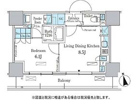 パークアクシス東陽町・親水公園 309 ｜ 東京都江東区南砂２丁目34-4（賃貸マンション1LDK・3階・37.73㎡） その2