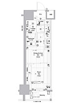 プレミアムキューブ亀戸 303 ｜ 東京都江東区亀戸３丁目47-11（賃貸マンション1DK・3階・26.95㎡） その2