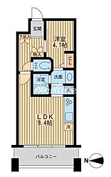 ドゥーエ清澄白河 ワンルームの間取図画像