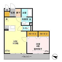 物件の間取り