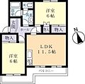 北葉山グリーンハイツ1棟3階5.8万円