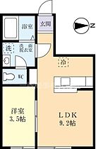 Mitto 1-B ｜ 茨城県水戸市元吉田町（賃貸アパート1LDK・1階・26.64㎡） その2