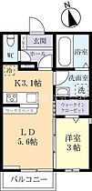 茨城県水戸市河和田2丁目1710-10（賃貸アパート1LDK・1階・31.69㎡） その2