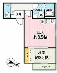 間取図画像 1LDK