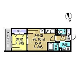 間取図画像 1DK