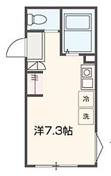 MELLAS日進Terrace ワンルームの間取図画像