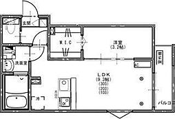 KEIAI RESIDENCE 大和田VI 1LDKの間取図画像