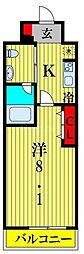 さいたま市大宮区高鼻町1丁目マンション 1Kの間取図画像