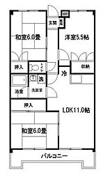 平和マンション 4階/-