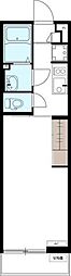 Ebonyhouse大宮 1Kの間取図画像
