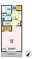 本郷の杜ソグレ 1Kの間取図画像