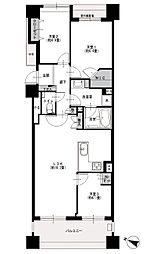 目白プレイスレジデンス 3LDKの間取図画像