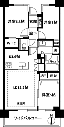 プラウド練馬豊玉イースト 3LDKの間取図画像