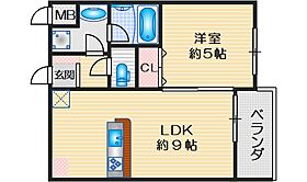 ＢＬＡＮＣＯＳＴＡ　ＳＥＮＮＡＲＩ 204 ｜ 大阪府豊中市千成町２丁目（賃貸タウンハウス1DK・2階・33.73㎡） その2