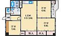 千里南町第一次住宅A-3棟3階8.0万円