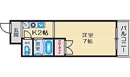 みどり之園 1Kの間取図画像