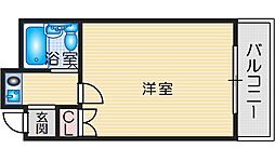 マンションコメット 1Kの間取図画像