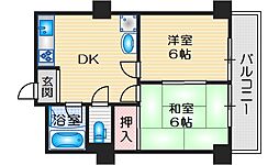 シャトー錦 3LDKの間取図画像