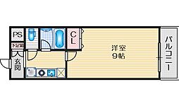 マンション野口パート2 1Kの間取図画像