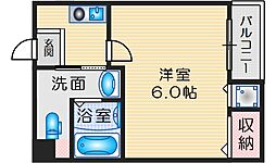 サーフアイランドMALIBU 1Kの間取図画像