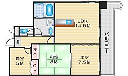 パークハイツアイリス5 3LDKの間取図画像