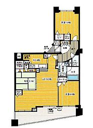 セレッソコート千里山ツインヒルズ壱番館 3LDKの間取図画像