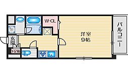 ザ・テラス吹田UH 1Kの間取図画像